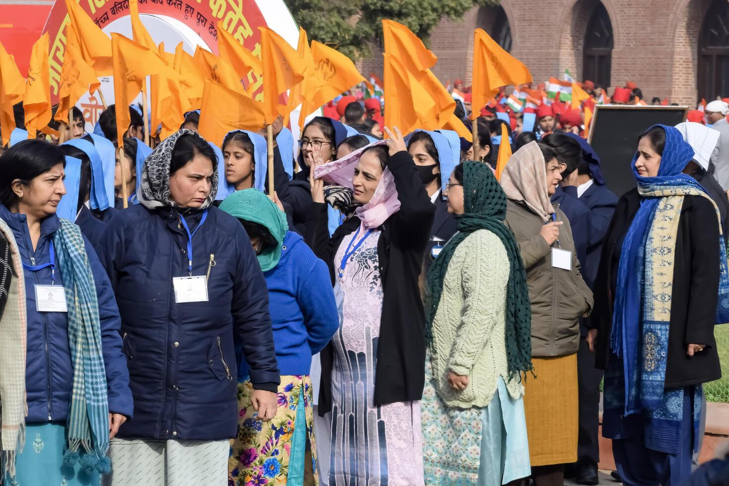 Delhi, India - December 26 2023 - Veer Bal Diwas commemorates the martyrdom of the four sons of tenth and last Sikh Guru Gobind Singh, In Jan 2021 PM Modi announced Dec 26 observed as Veer Bal Diwas photo