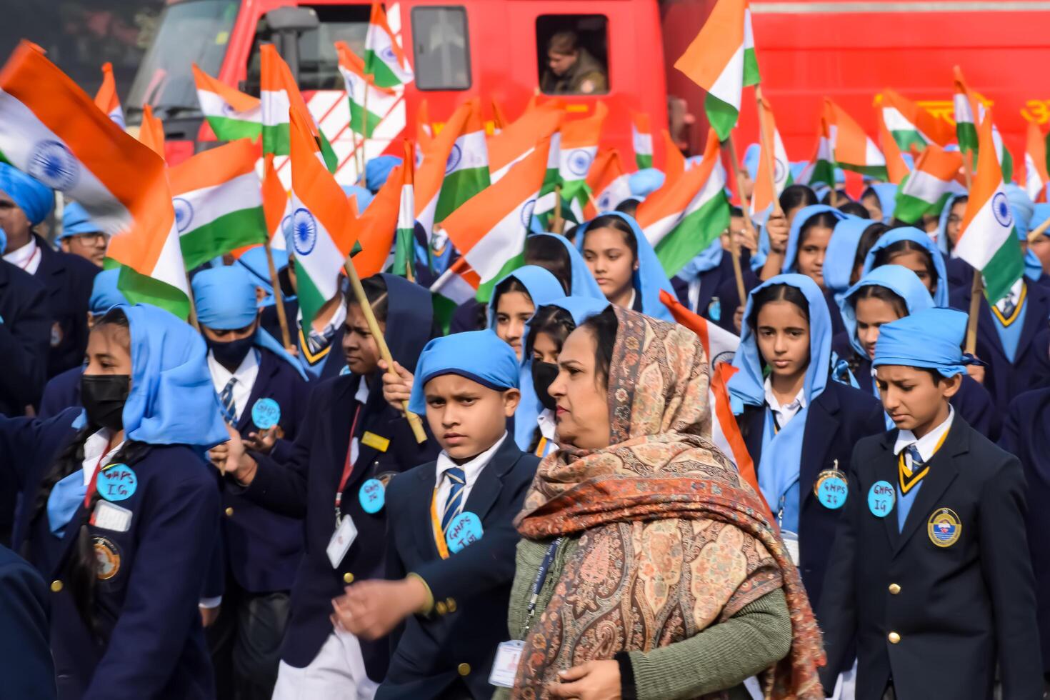 Delhi, India - December 26 2023 - Veer Bal Diwas commemorates the martyrdom of the four sons of tenth and last Sikh Guru Gobind Singh, In Jan 2021 PM Modi announced Dec 26 observed as Veer Bal Diwas photo
