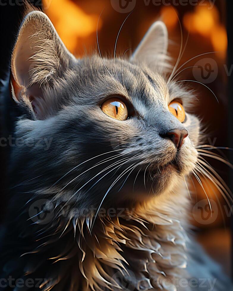 masterpiece HD quality pet photography for international cat day. photo