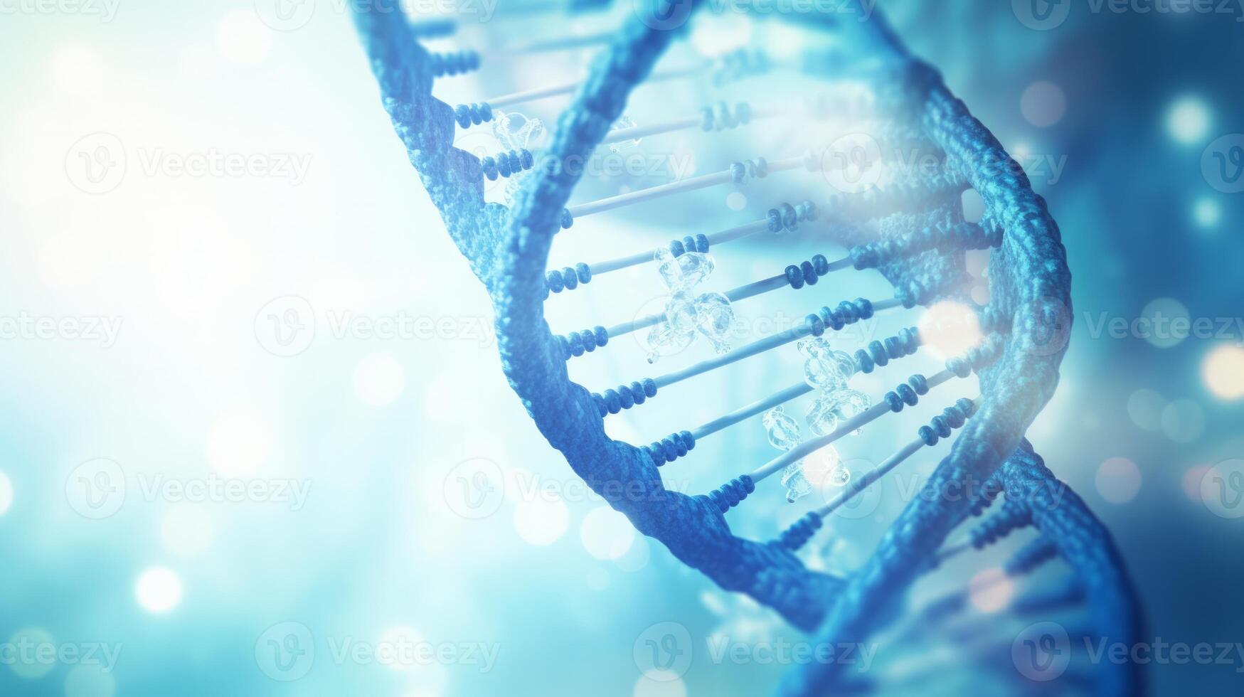 DNA gene helix spiral molecule structure. Neural network Neural network photo