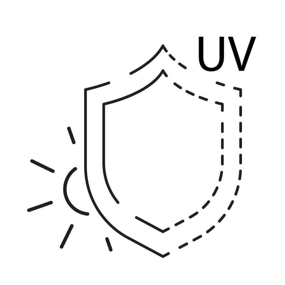 Sun Protection Related Line Icon. Icons as Sunscreen, Sunglasses, UV rays exposure time and more. Summer vacation. vector