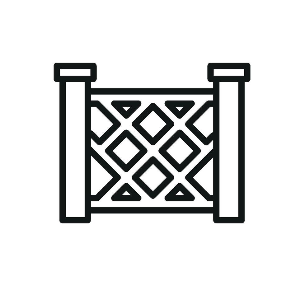 Fence icon design templates simple and modern vector