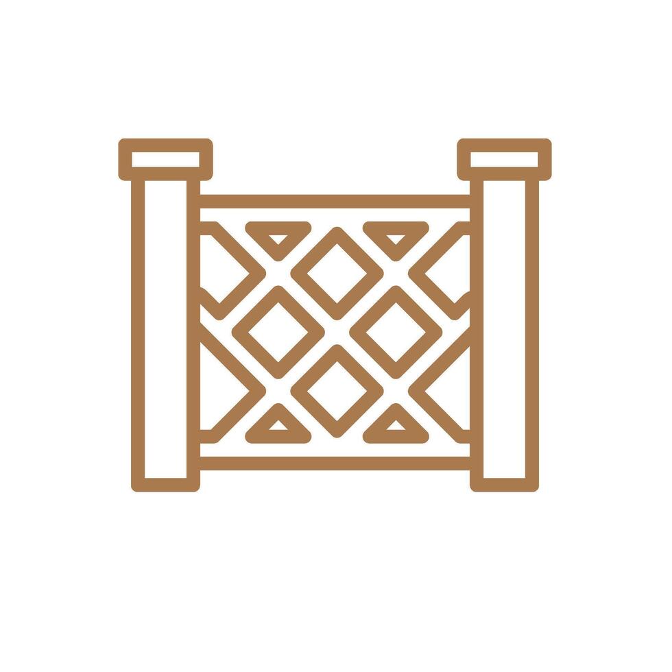 Fence icon design templates simple and modern vector