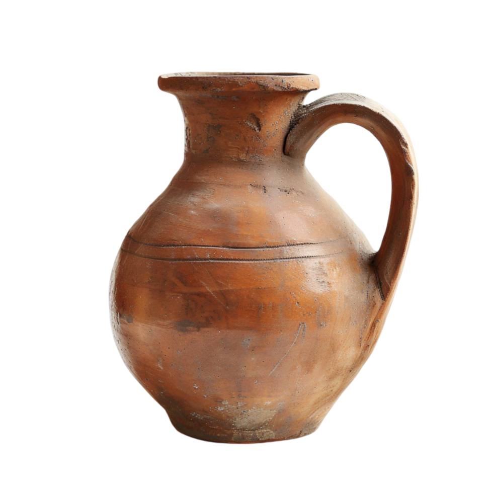 Rustic Revival Enhancing Decor with Clay Pots png