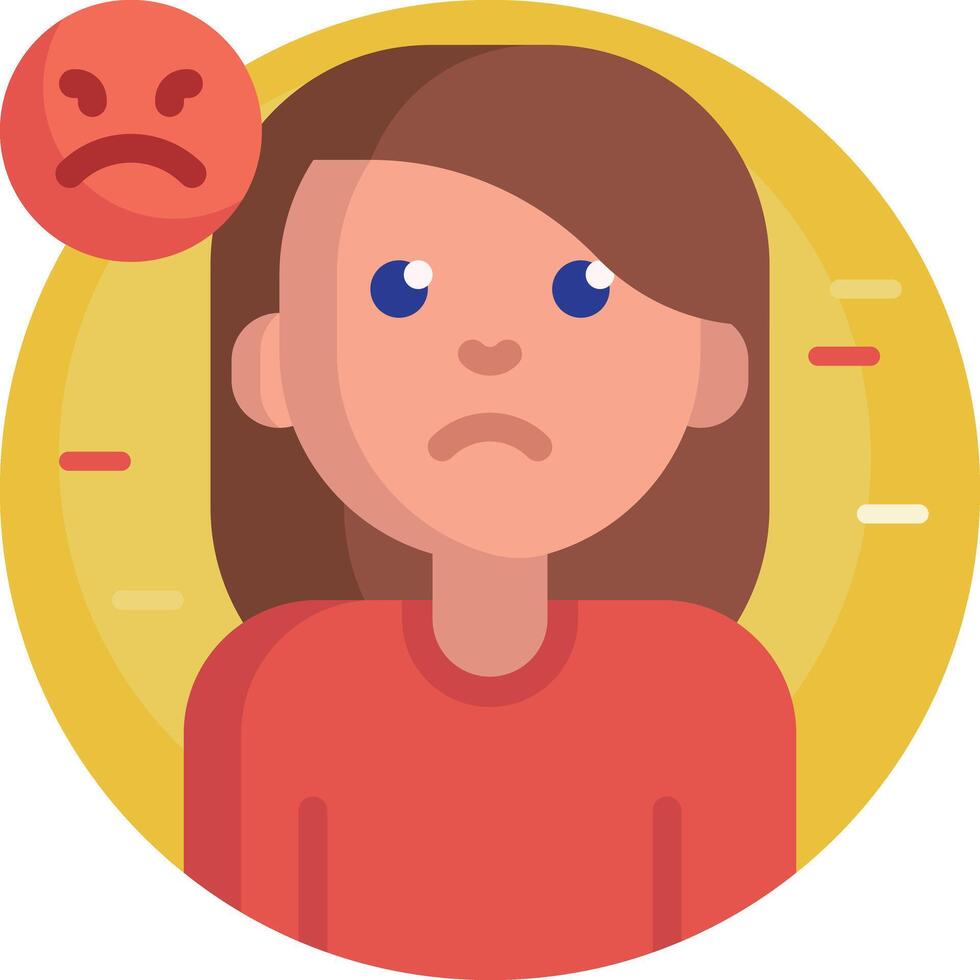 dissatisfied illustration design vector