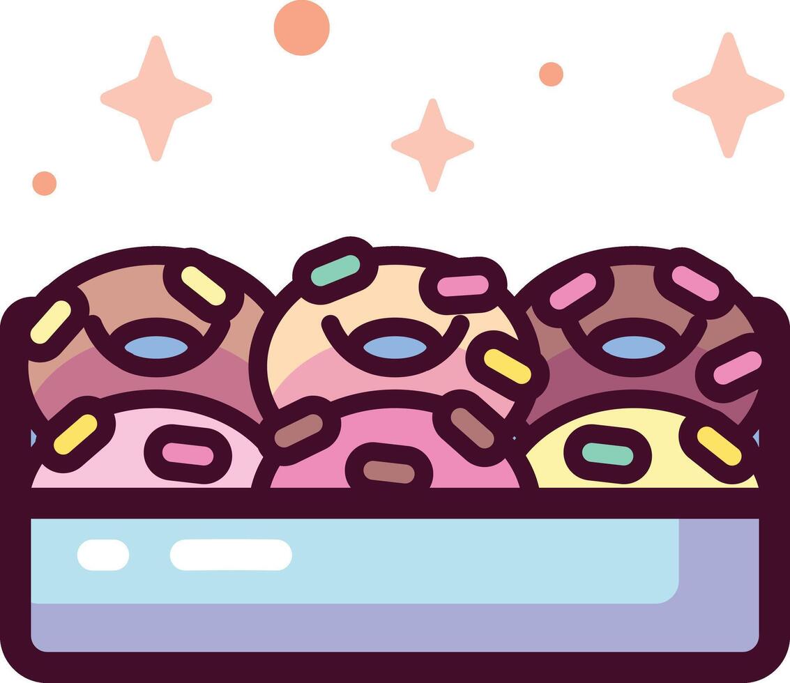 doughnut illustration design vector