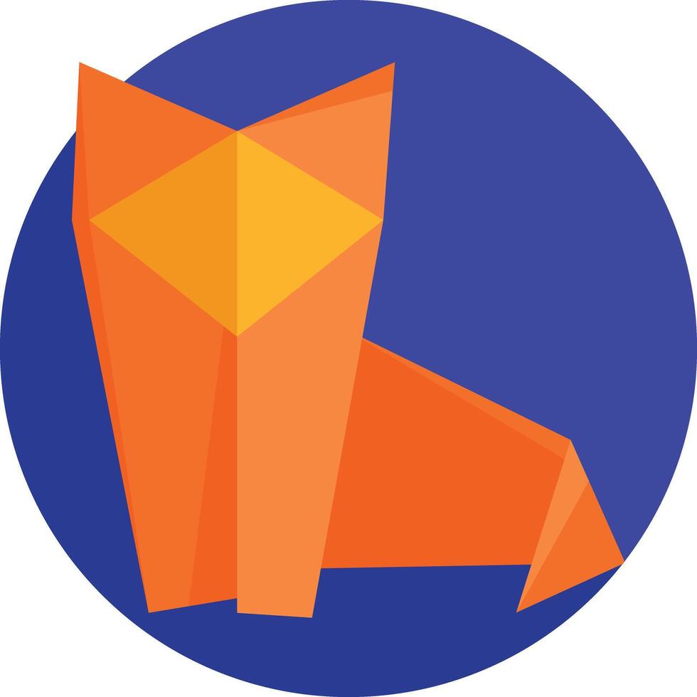 fox illustration design vector