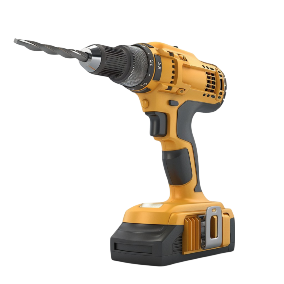 a drill with a drill bit png