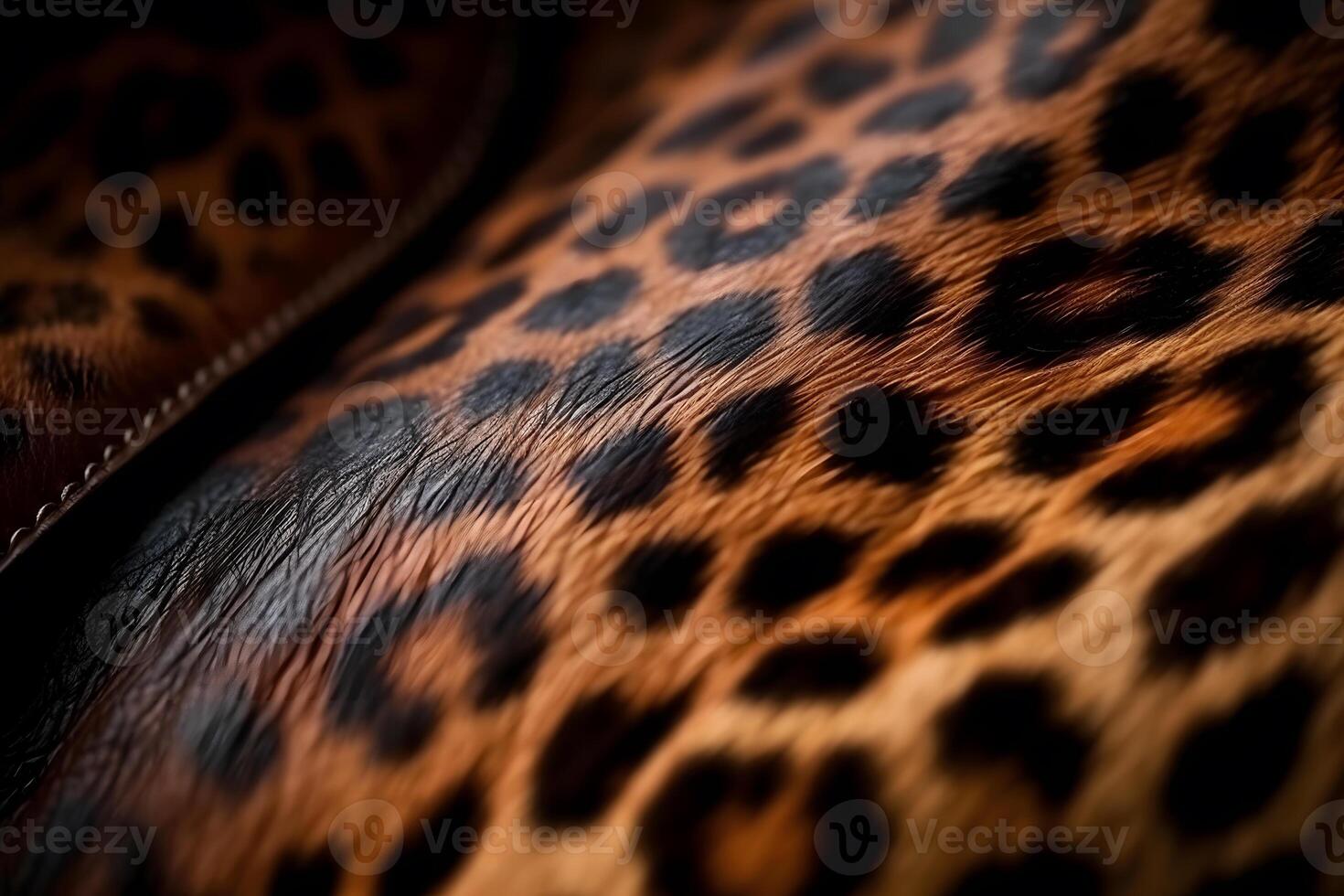 Leopard skin texture for background. Neural network photo