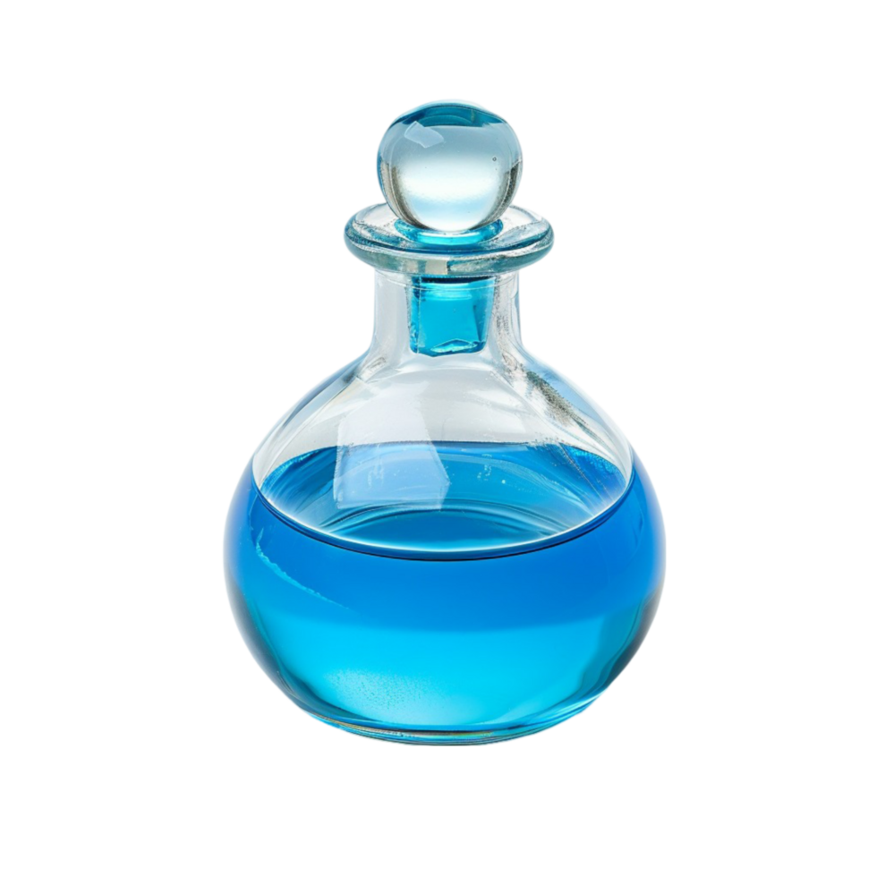 blue liquid in a glass image png