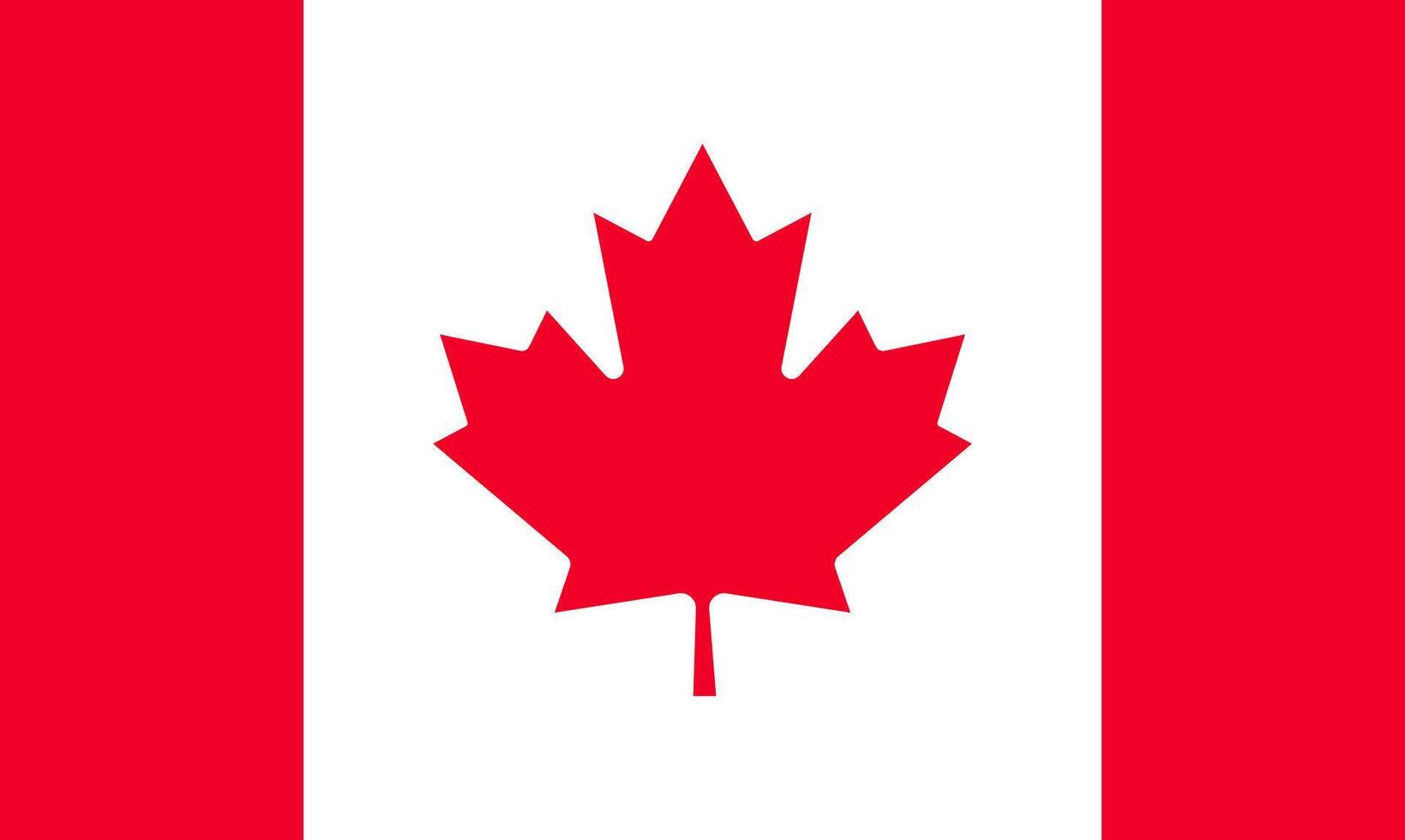 Canada national flag design vector