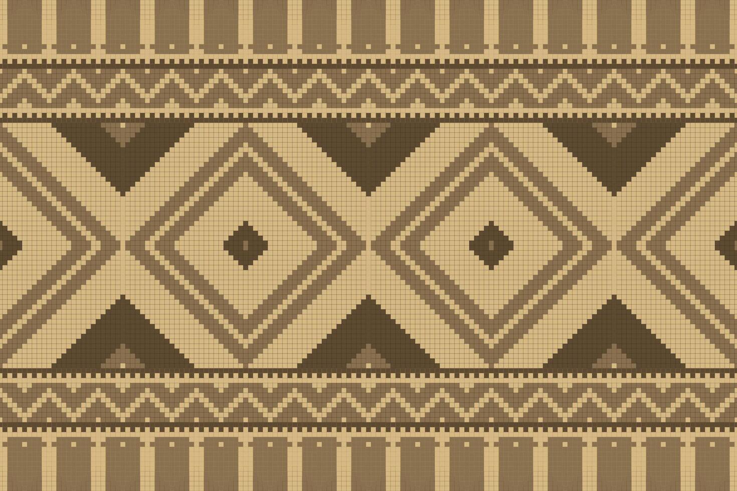 Motif Ikat Floral Paisley Embroidery Background. Ikat Seamless Pattern Geometric Ethnic Oriental Pattern Traditional. Ikat Aztec Style Abstract Design for Print Texture,fabric,saree,sari,carpet. vector