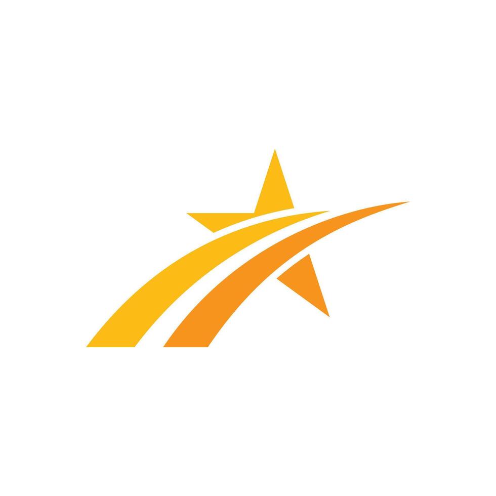 Modern Stars logo design concept vector