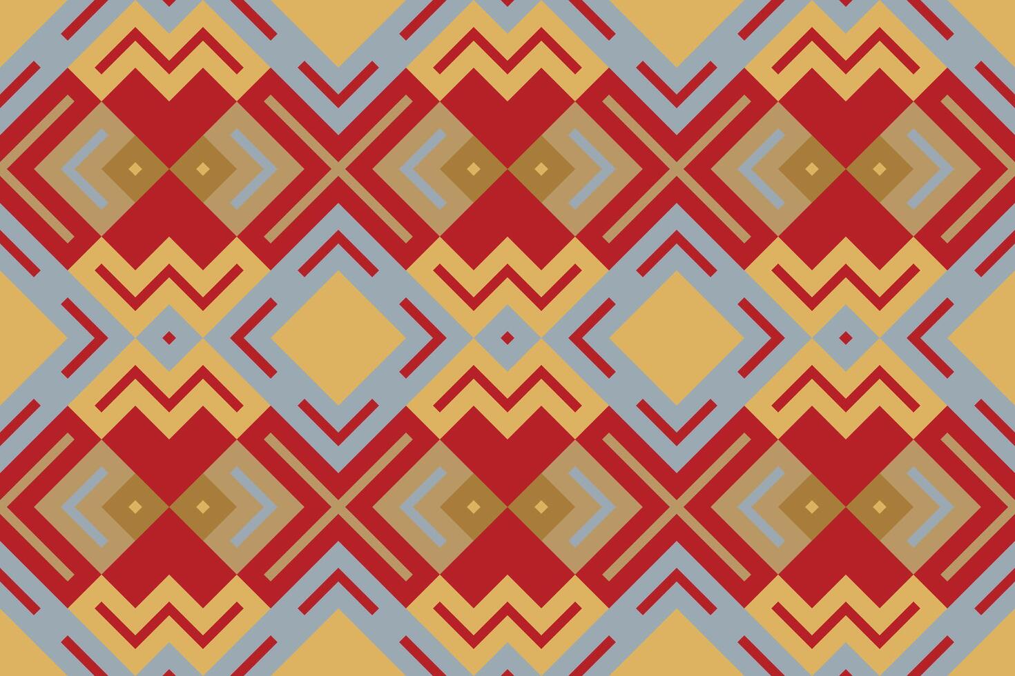 Motif Ikat Floral Paisley Embroidery Background. Ikat Stripe Geometric Ethnic Oriental Pattern Traditional. Ikat Aztec Style Abstract Design for Print Texture,fabric,saree,sari,carpet. vector