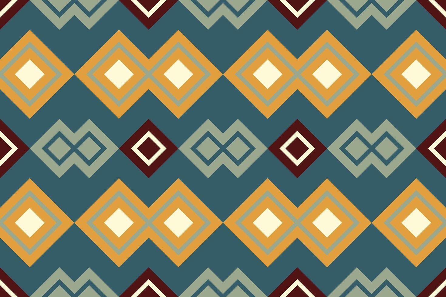 Motif Ikat Seamless Pattern Embroidery Background. Ikat Stripes Geometric Ethnic Oriental Pattern traditional.aztec Style Abstract design for Texture,fabric,clothing,wrapping,sarong. vector
