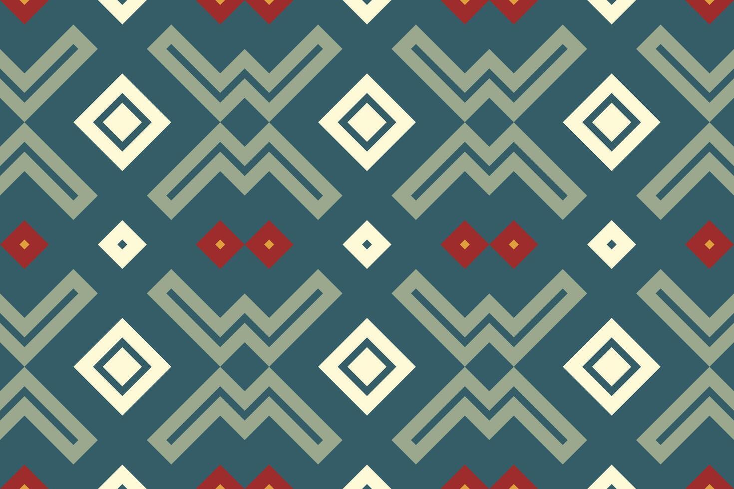 Motif Ikat Seamless Pattern Embroidery Background. Ikat Stripe Geometric Ethnic Oriental Pattern Traditional. Ikat Aztec Style Abstract Design for Print Texture,fabric,saree,sari,carpet. vector
