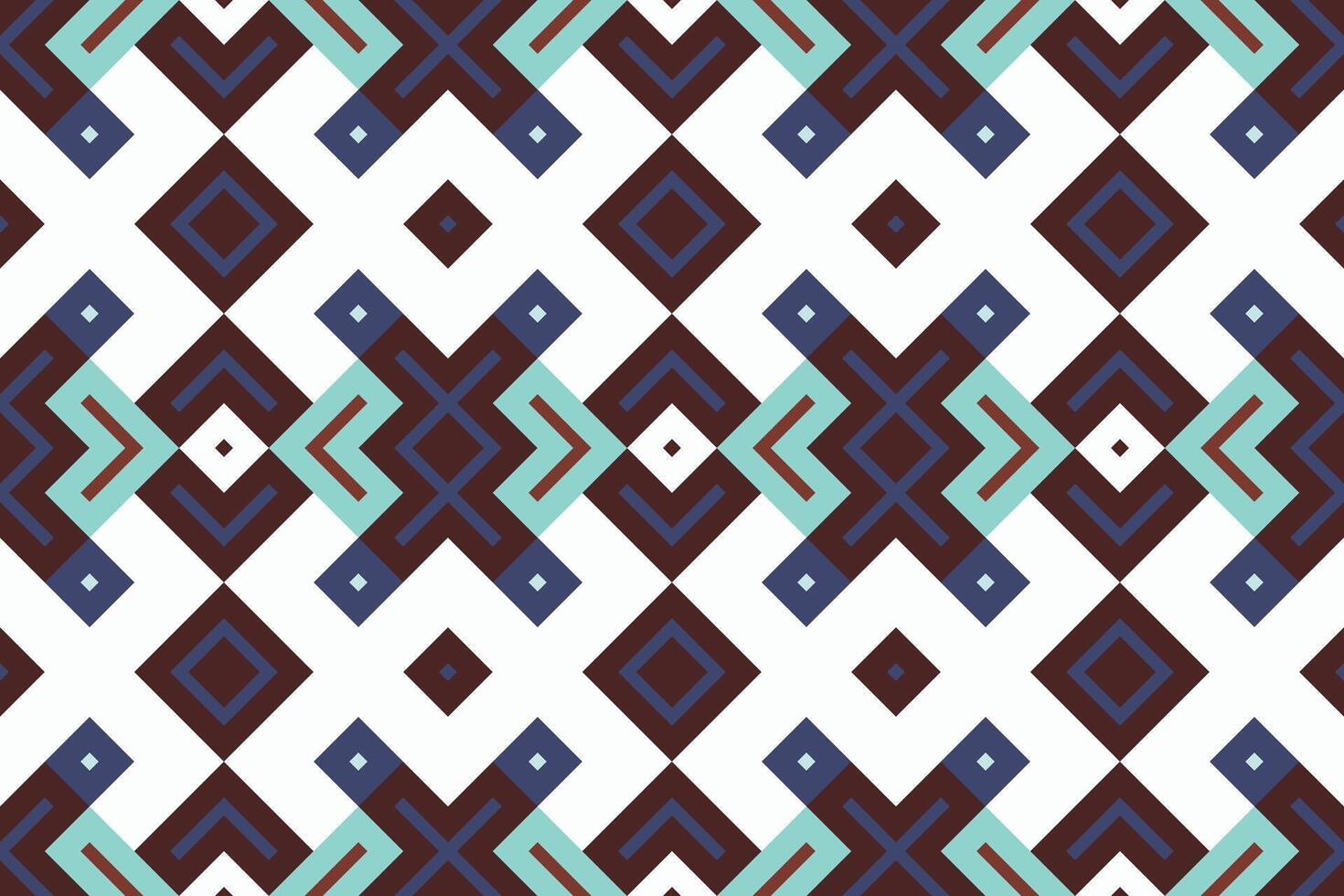Ikat Damask Embroidery Background. Ikat Design Geometric Ethnic Oriental Pattern traditional.aztec Style Abstract illustration.design for Texture,fabric,clothing,wrapping,sarong. vector