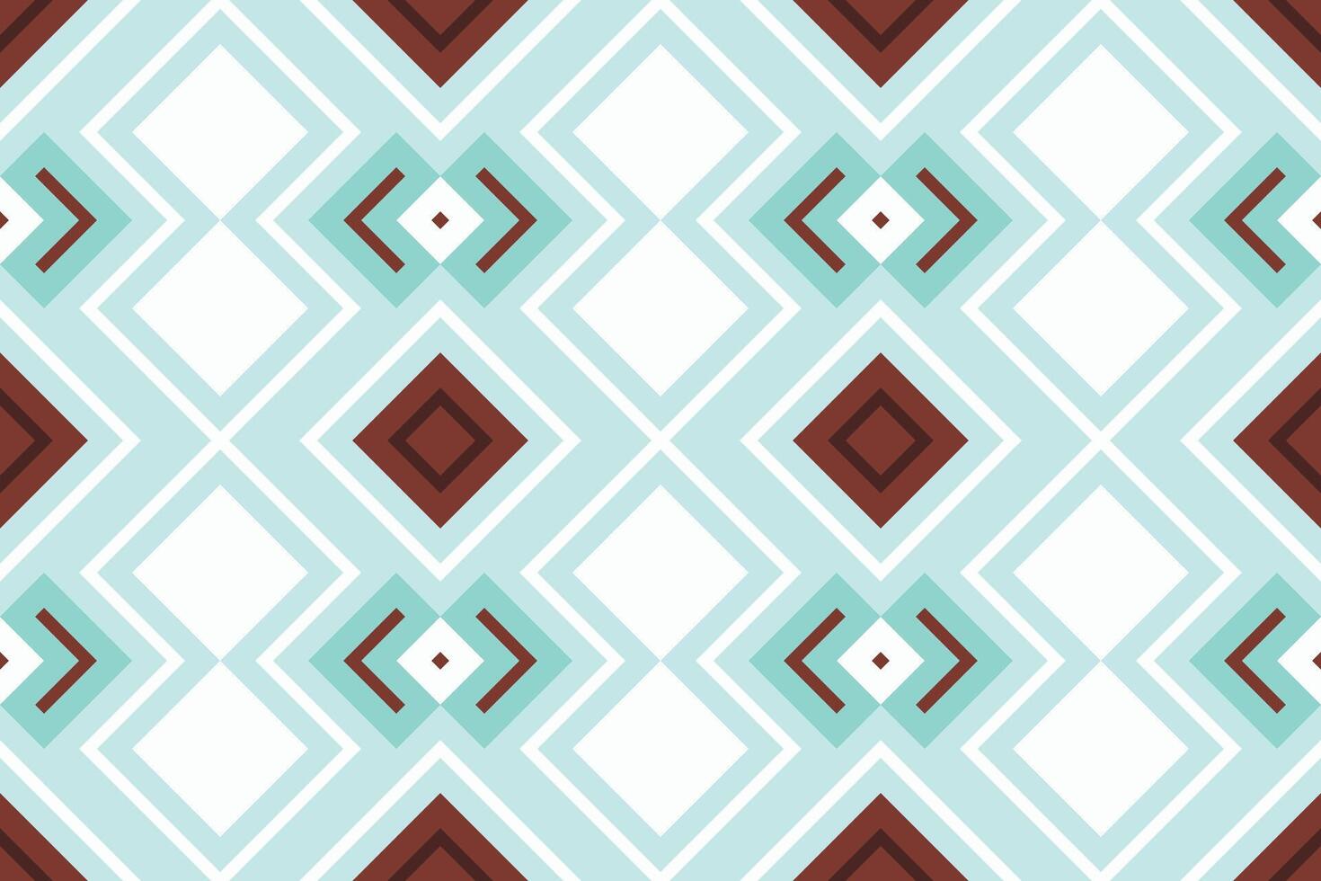 Ikat Floral Paisley Embroidery Background. Ikat Design Geometric Ethnic Oriental Pattern traditional.aztec Style Abstract illustration.design for Texture,fabric,clothing,wrapping,sarong. vector