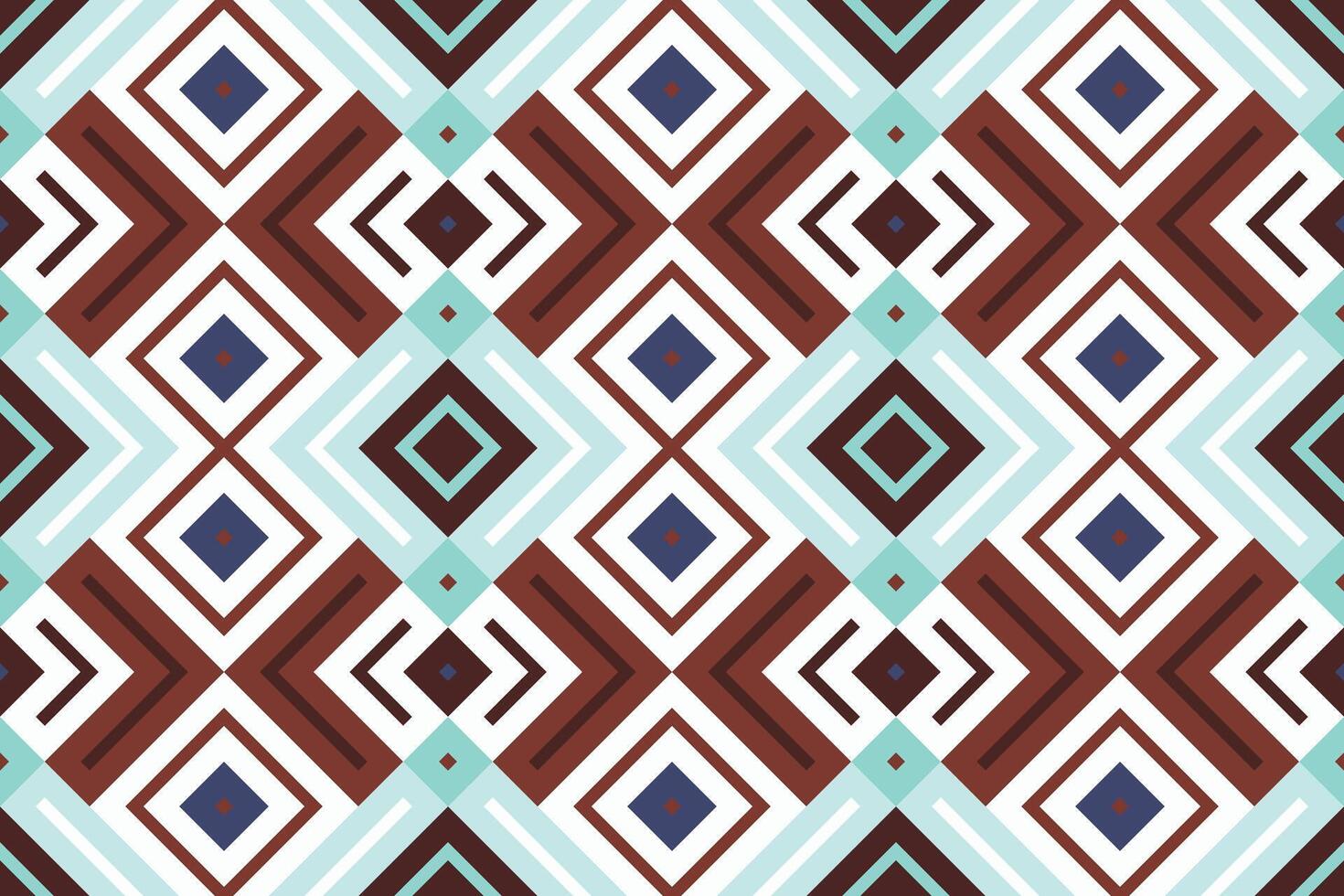 Ikat Damask Embroidery Background. Ikat Designs Geometric Ethnic Oriental Pattern traditional.aztec Style Abstract illustration.design for Texture,fabric,clothing,wrapping,sarong. vector