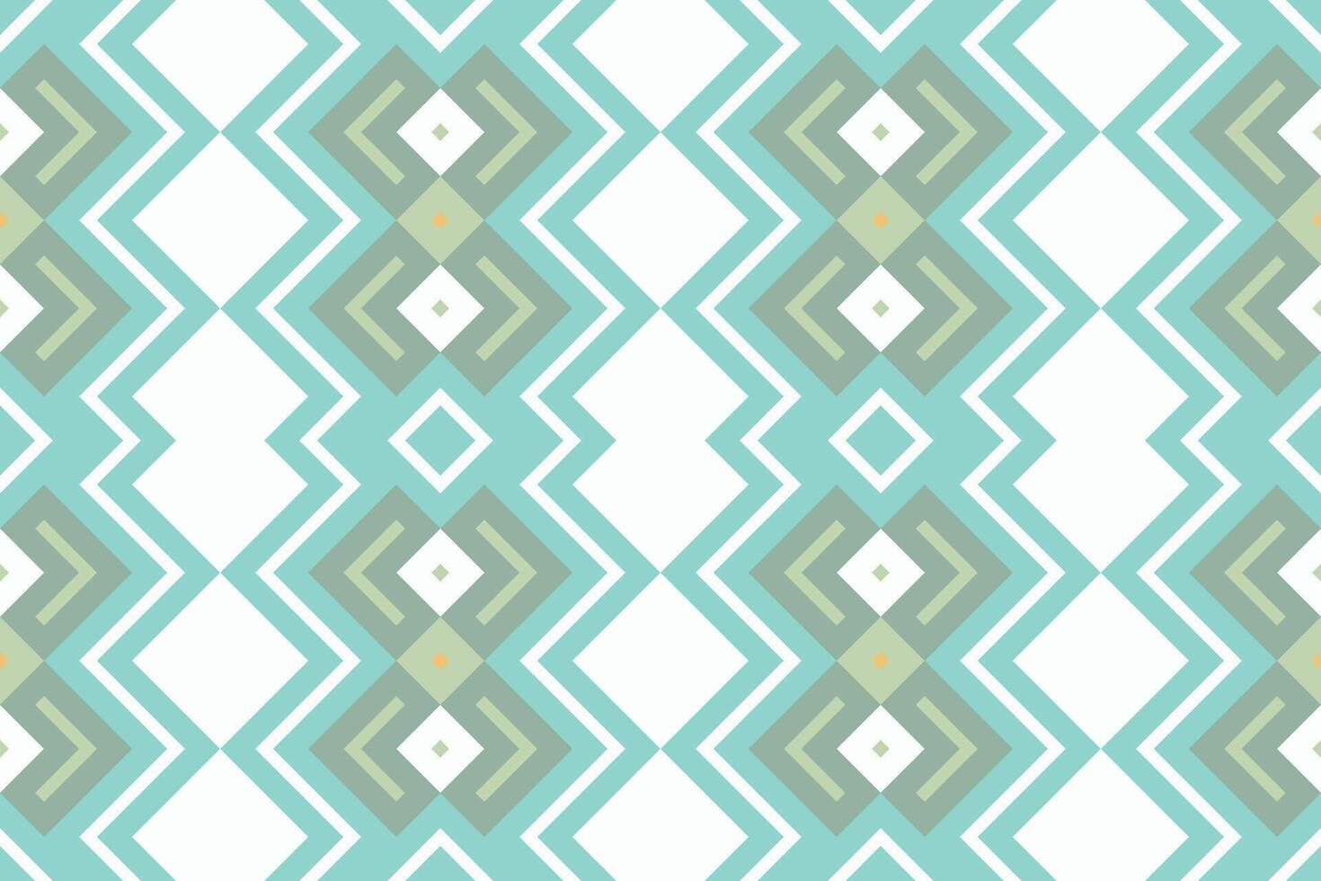 Ikat Damask Paisley Embroidery Background. Ikat Chevron Geometric Ethnic Oriental Pattern traditional.aztec Style Abstract illustration.design for Texture,fabric,clothing,wrapping,sarong. vector