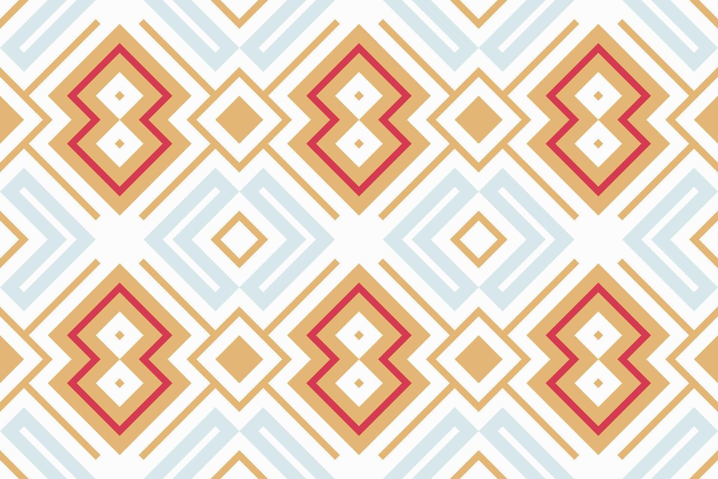Ikat Damask Paisley Embroidery Background. Ikat Patterns Geometric Ethnic Oriental Pattern traditional.aztec Style Abstract illustration.design for Texture,fabric,clothing,wrapping,sarong. vector