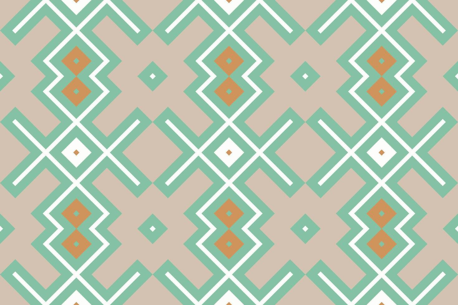 Ikat Seamless Pattern Embroidery Background. Ikat Pattern Geometric Ethnic Oriental Pattern Traditional. Ikat Aztec Style Abstract Design for Print Texture,fabric,saree,sari,carpet. vector