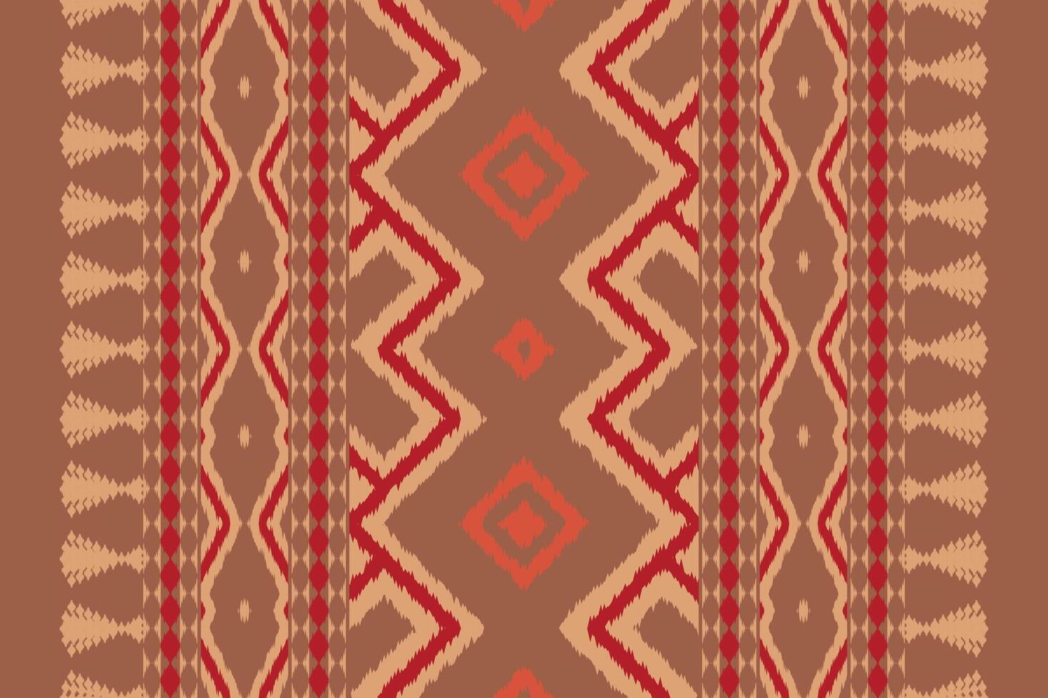 Motif Ikat Paisley Embroidery Background. Ikat Fabric Geometric Ethnic Oriental Pattern Traditional. Ikat Aztec Style Abstract Design for Print Texture,fabric,saree,sari,carpet. vector
