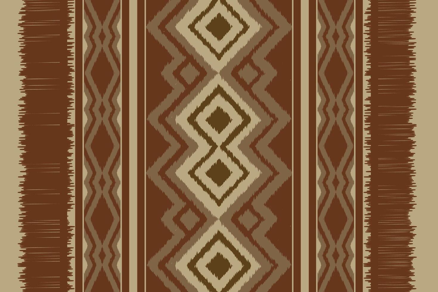 Motif Ikat Seamless Pattern Embroidery Background. Ikat Texture Geometric Ethnic Oriental Pattern traditional.aztec Style Abstract design for Texture,fabric,clothing,wrapping,sarong. vector