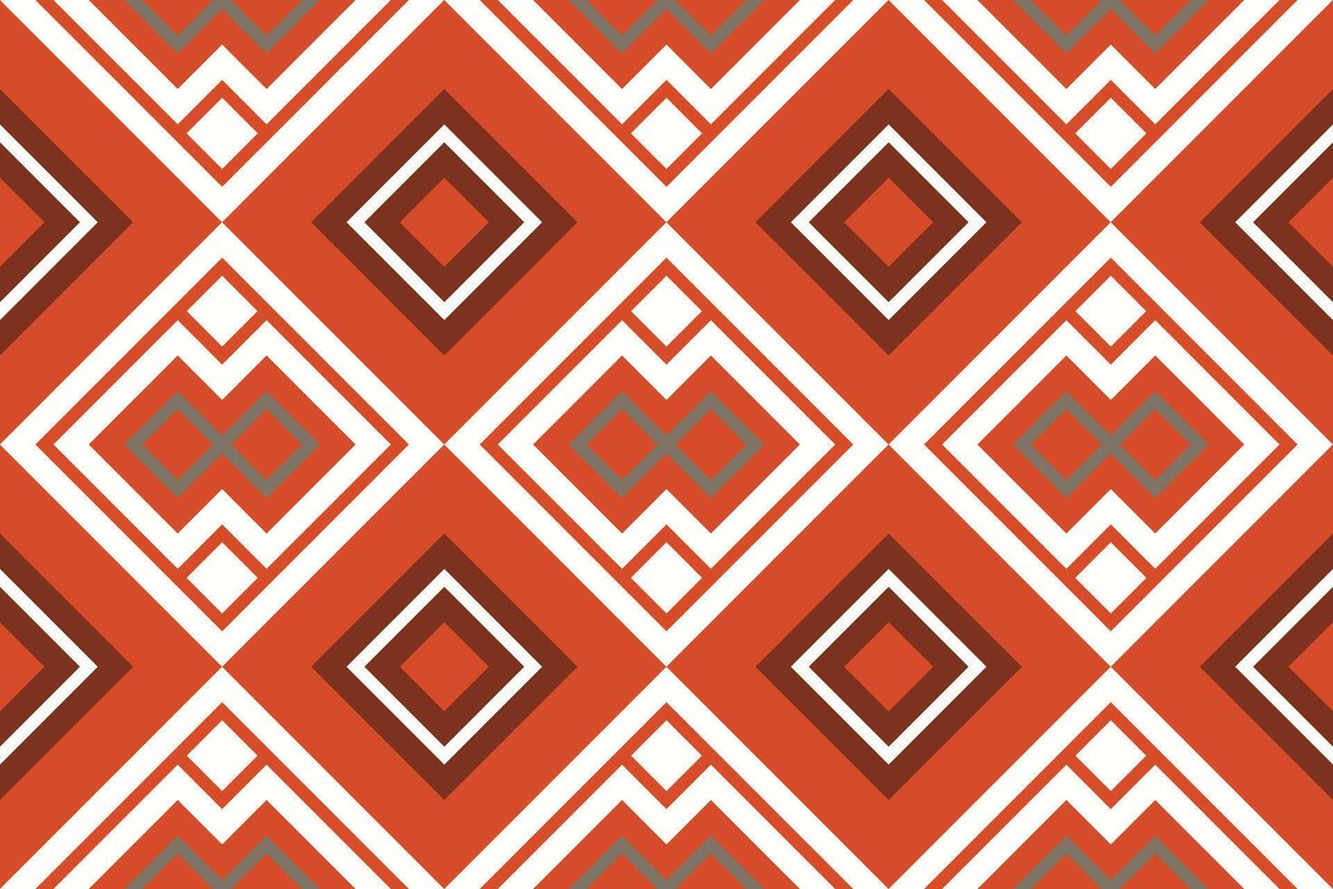 Ikat Damask Embroidery Background. Ikat Stripes Geometric Ethnic Oriental Pattern traditional.aztec Style Abstract illustration.design for Texture,fabric,clothing,wrapping,sarong. vector