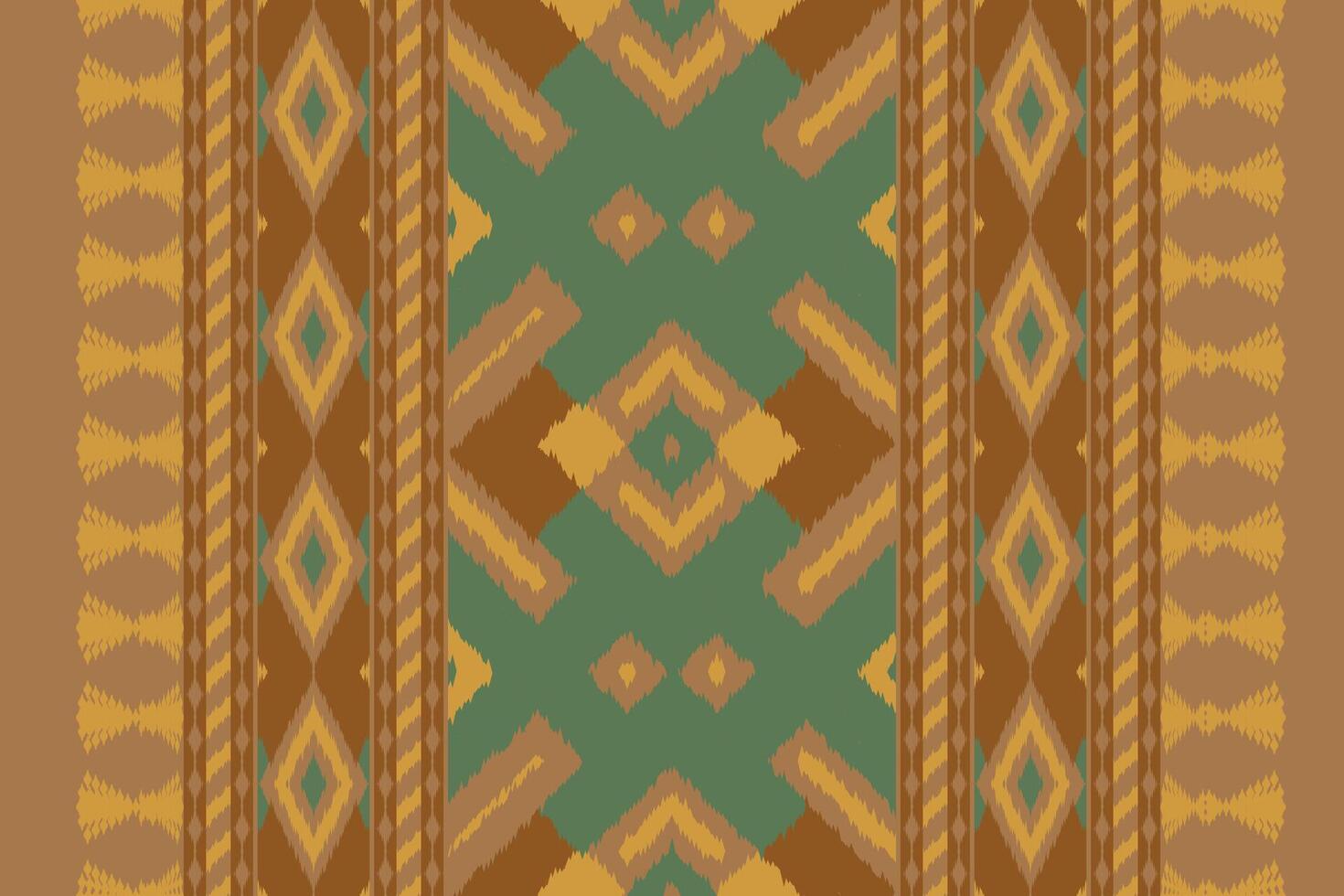 Ikat Fabric Paisley Embroidery Background. Ikat Texture Geometric Ethnic Oriental Pattern traditional.aztec Style Abstract illustration.design for Texture,fabric,clothing,wrapping,sarong. vector