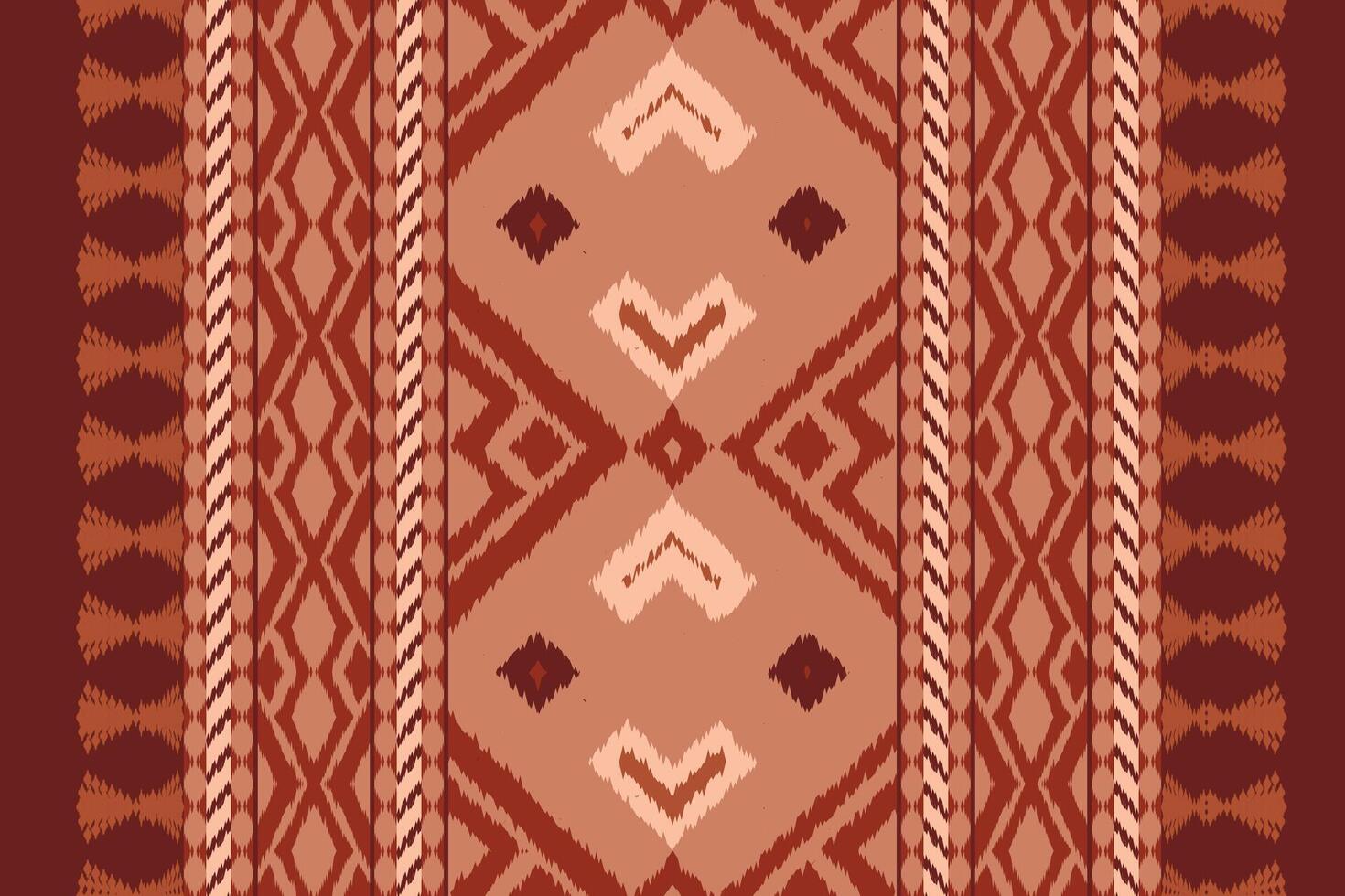 Motif Ikat Floral Paisley Embroidery Background. Ikat Pattern Geometric Ethnic Oriental Pattern traditional.aztec Style Abstract design for Texture,fabric,clothing,wrapping,sarong. vector
