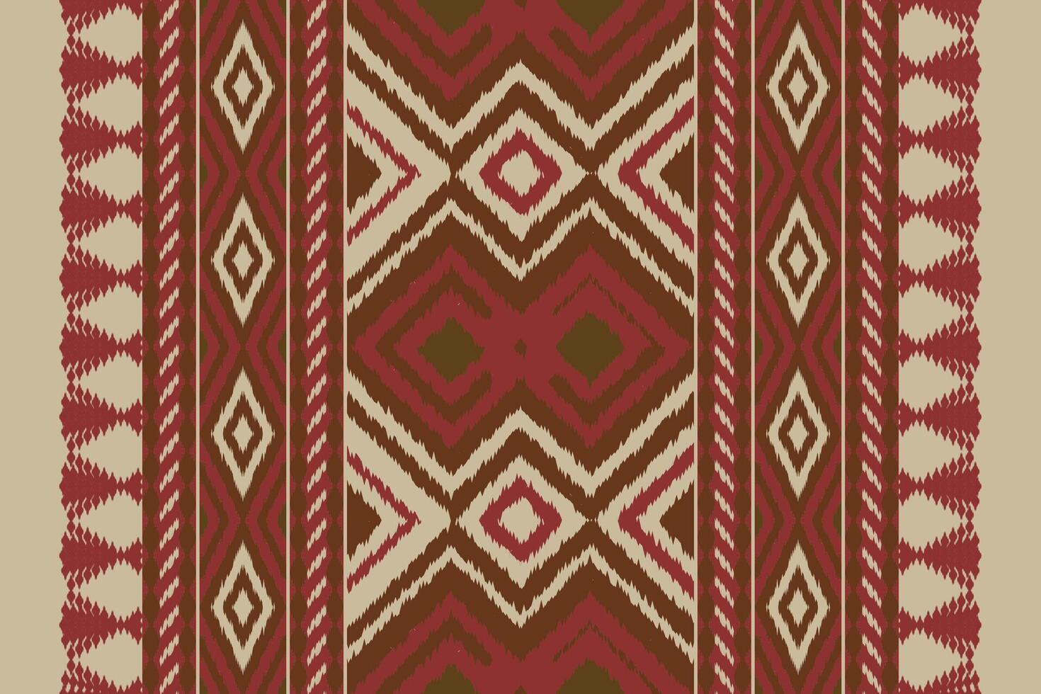 Ikat Floral Paisley Embroidery Background. Ikat Patterns Geometric Ethnic Oriental Pattern Traditional. Ikat Aztec Style Abstract Design for Print Texture,fabric,saree,sari,carpet. vector