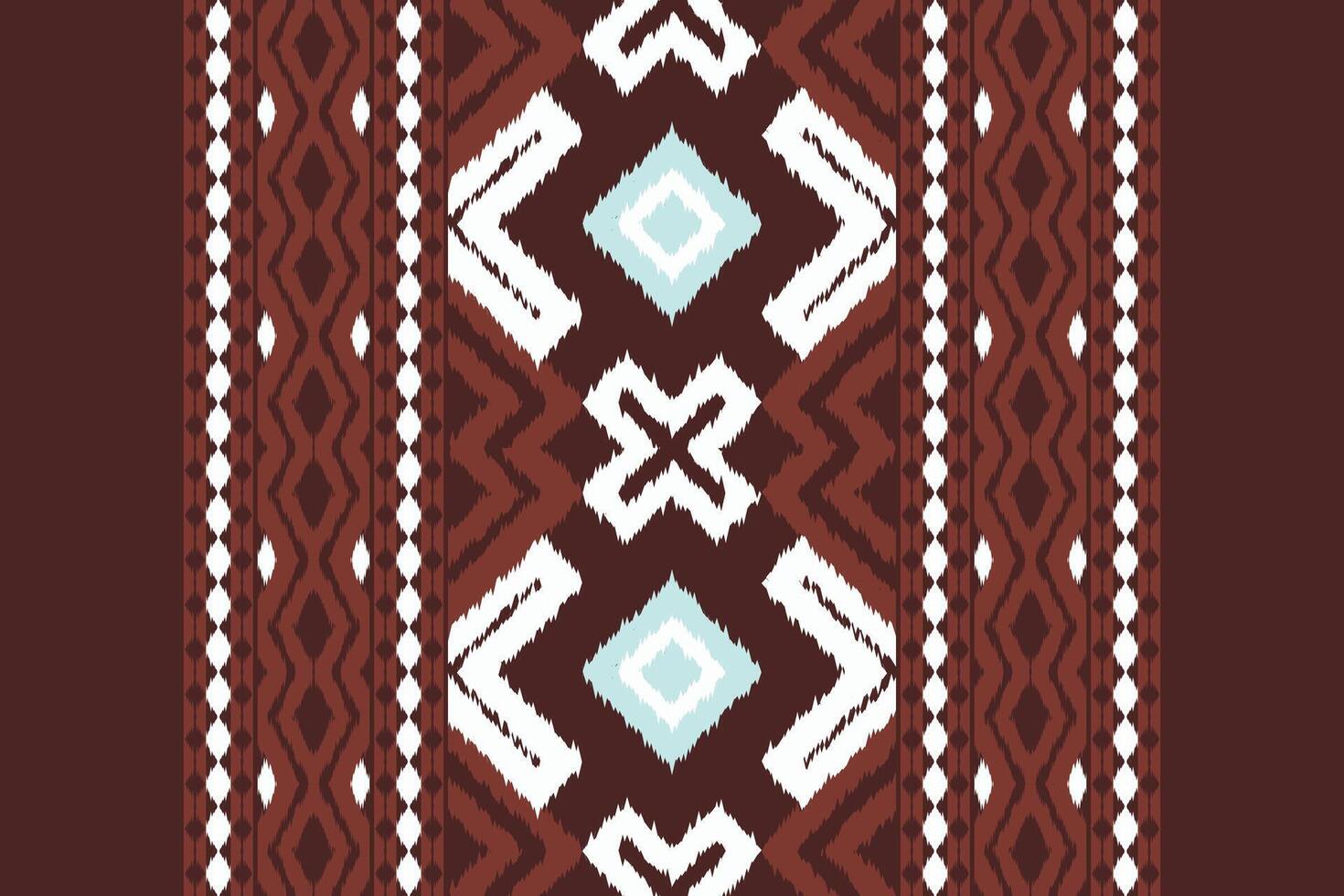 Motif Ikat Floral Paisley Embroidery Background. Ikat Stripe Geometric Ethnic Oriental Pattern traditional.aztec Style Abstract design for Texture,fabric,clothing,wrapping,sarong. vector