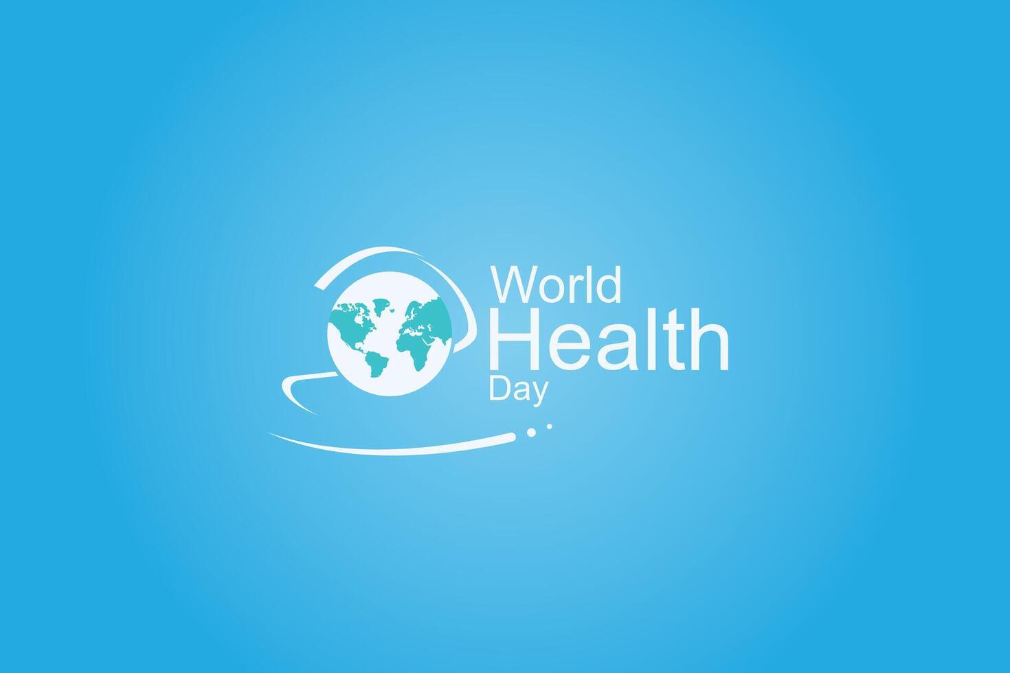 World health day event design vector