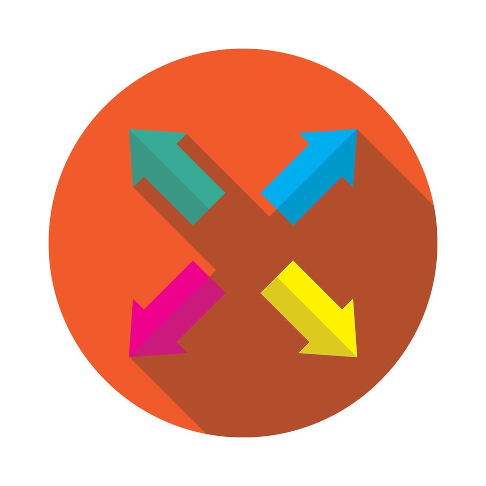 exit arrow icon illustration vector