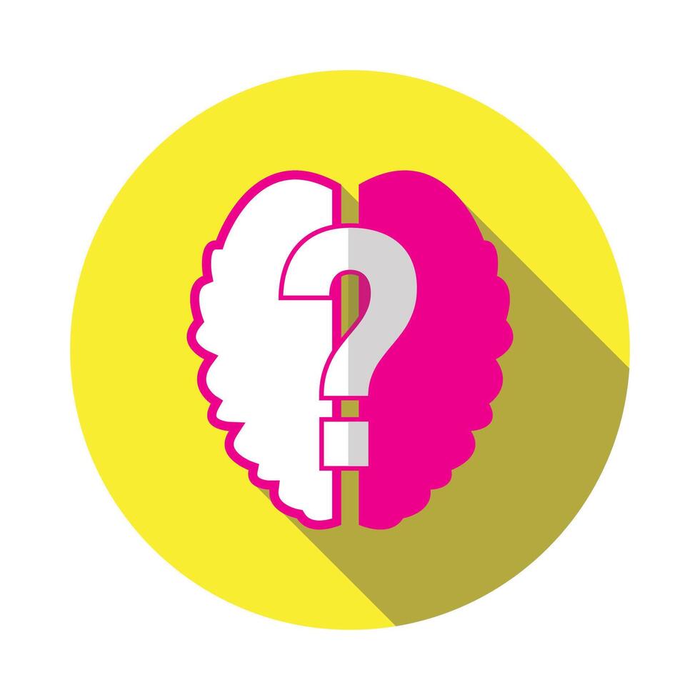 brain icon illustration vector
