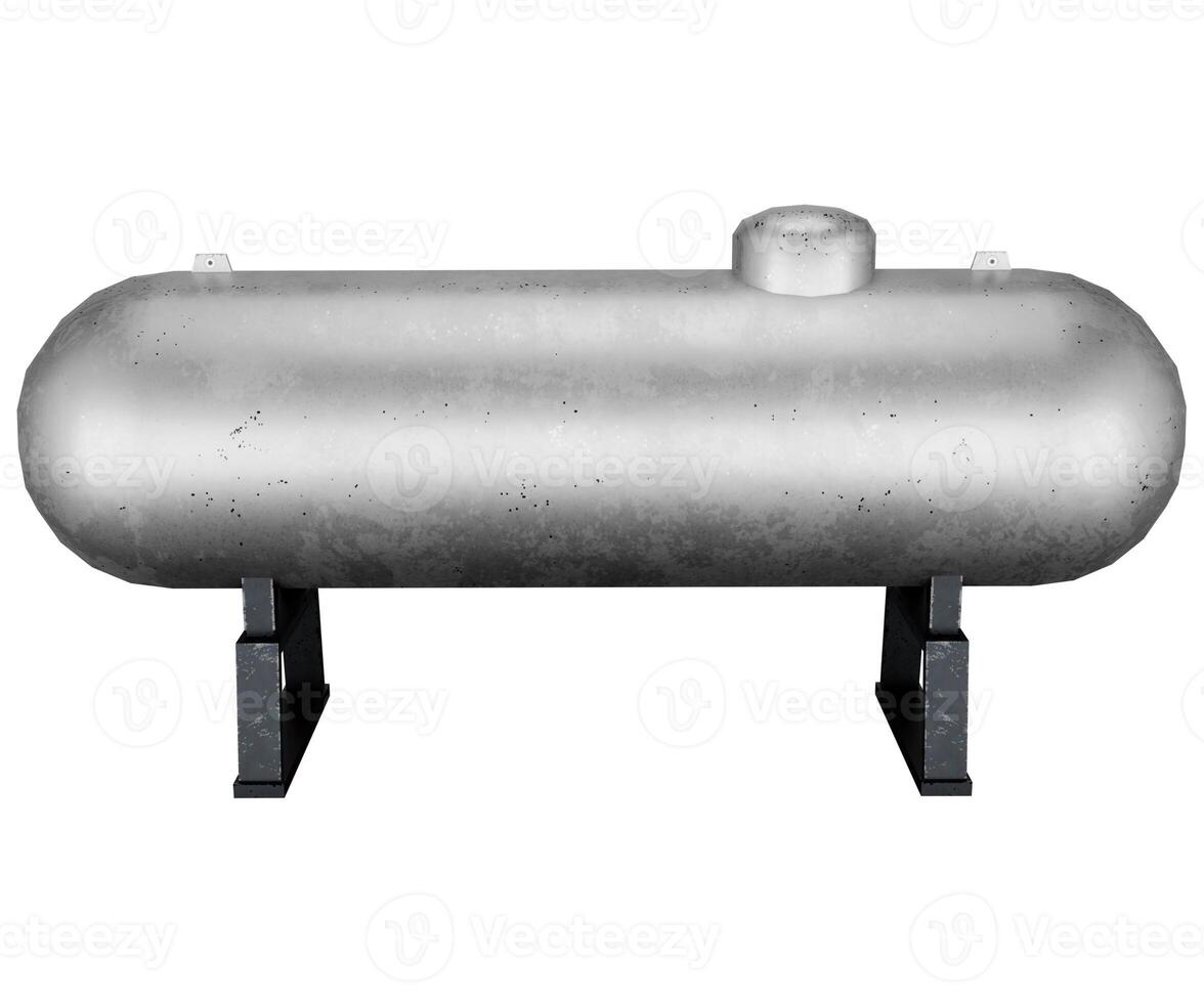 3d rendering propane gas tank photo