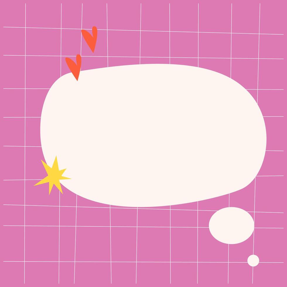 A page for diary or notebook entries with abstract elements and lines vector