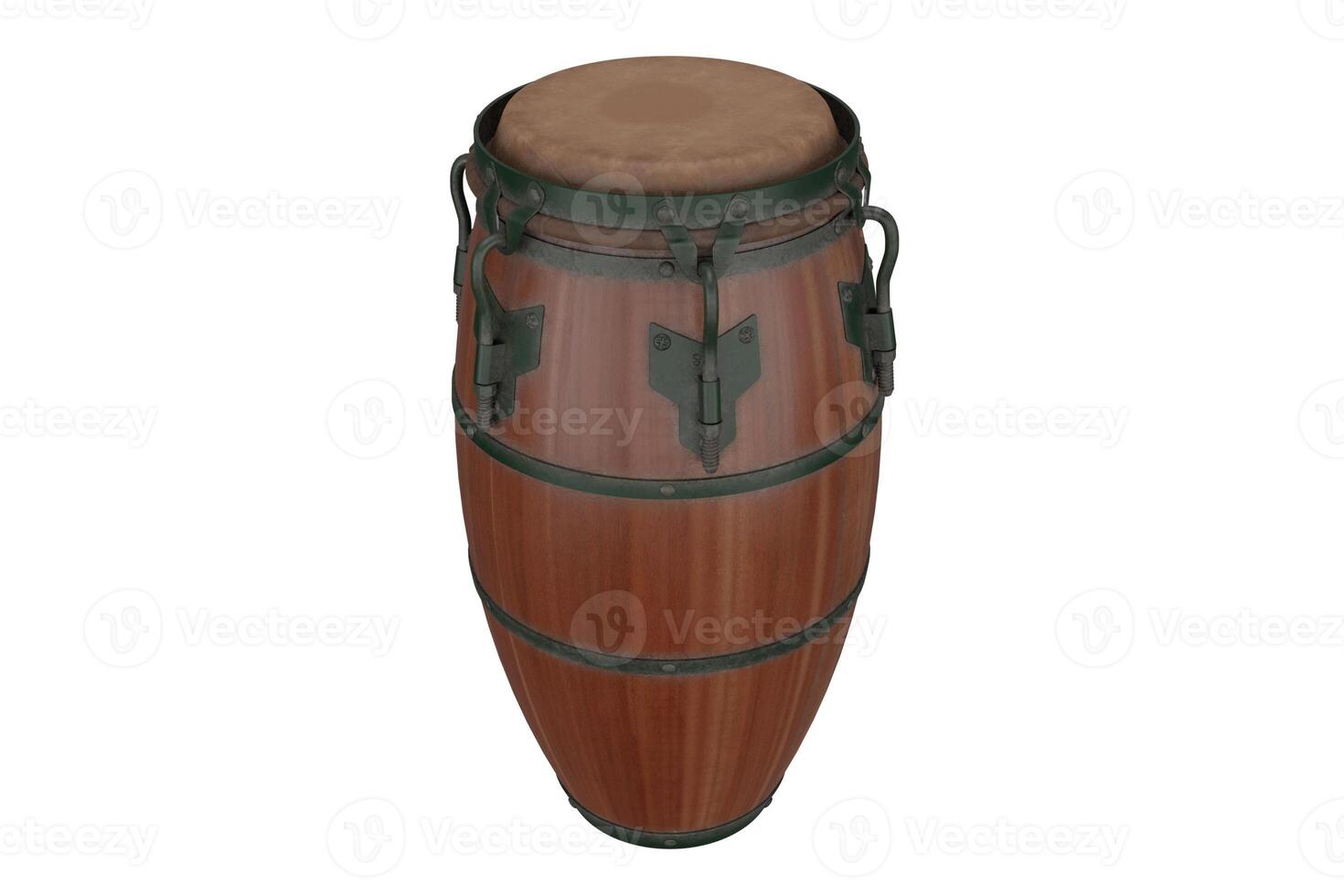 3d rendering latin congas musical instrument photo