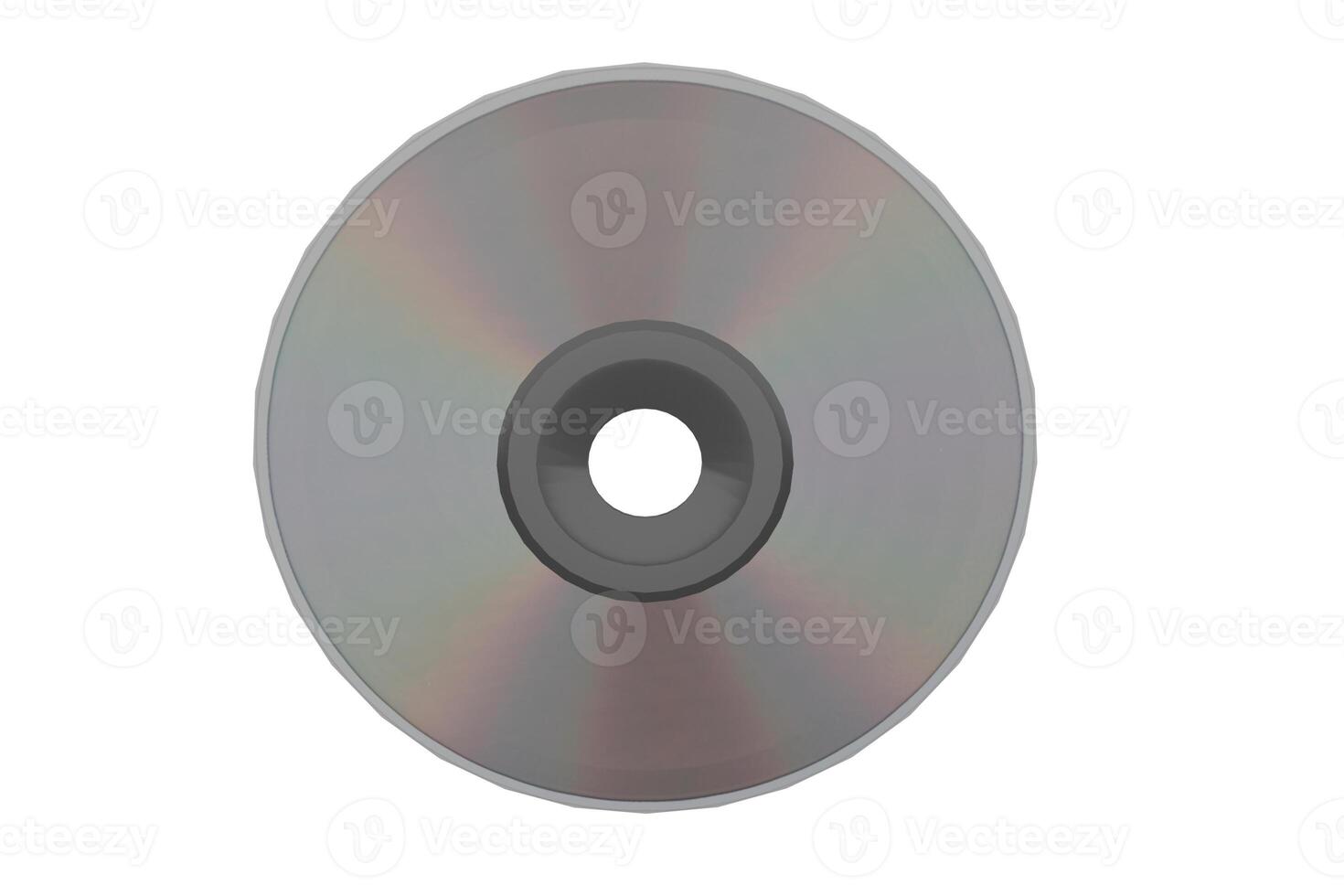 3d rendering empty cd disk photo