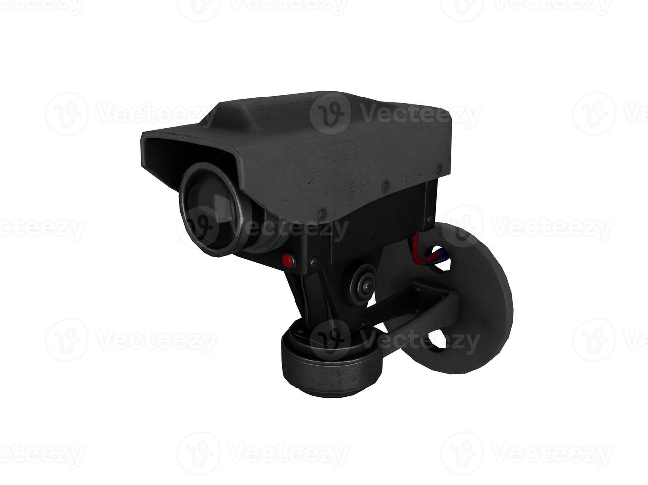 3d rendering large wall security camera photo