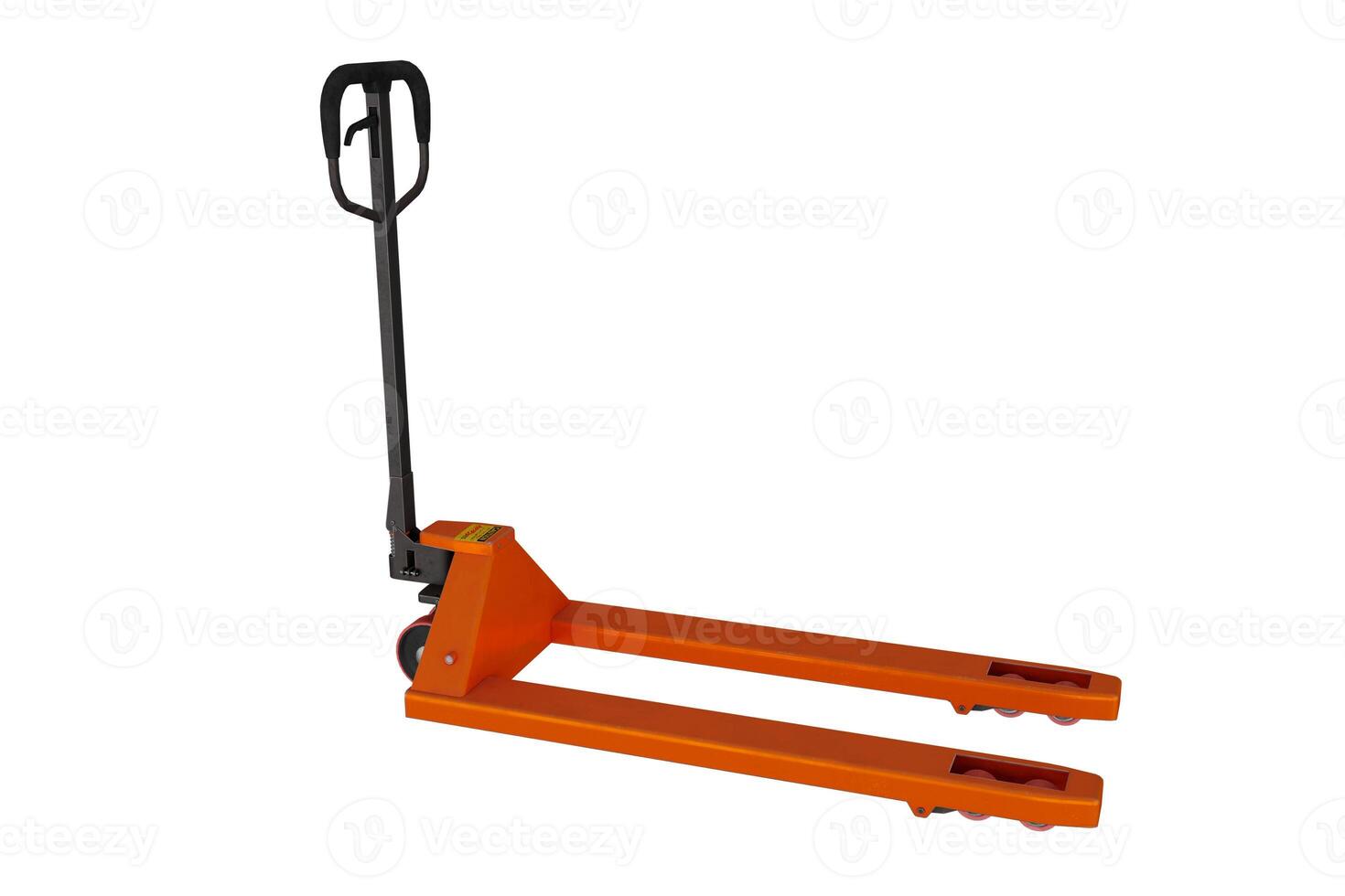 3d rendering manual stevedore with wheels photo