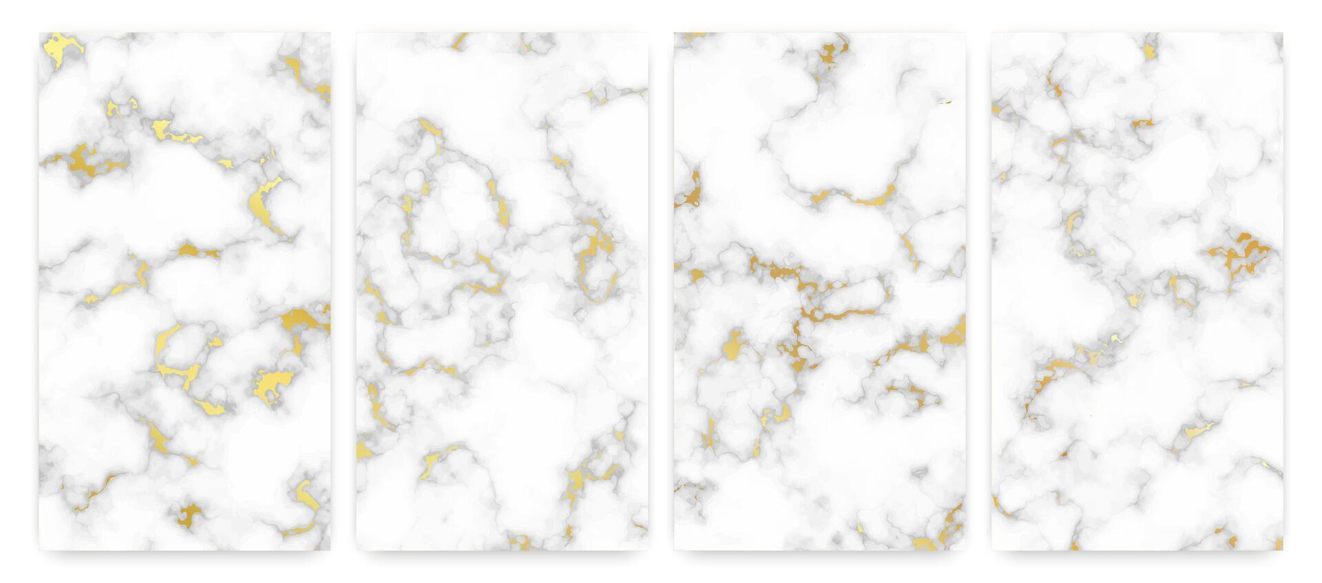 Gold marble texture background vector