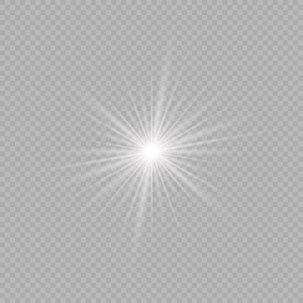 Light effect of lens flares vector