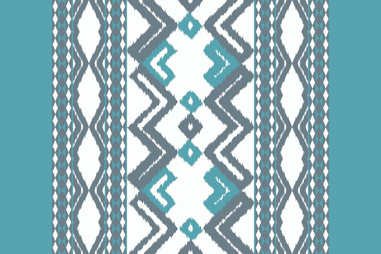 Motif Ikat Paisley Embroidery Background. Ikat Stripe Geometric Ethnic Oriental Pattern Traditional. Ikat Aztec Style Abstract Design for Print Texture,fabric,saree,sari,carpet. vector