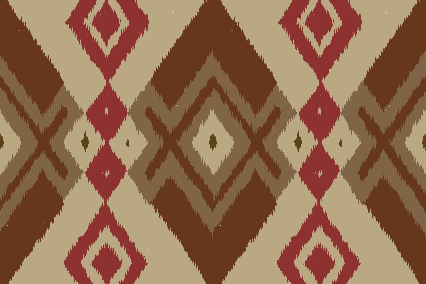 Motif Ikat Seamless Pattern Embroidery Background. Ikat Stripe Geometric Ethnic Oriental Pattern Traditional. Ikat Aztec Style Abstract Design for Print Texture,fabric,saree,sari,carpet. vector