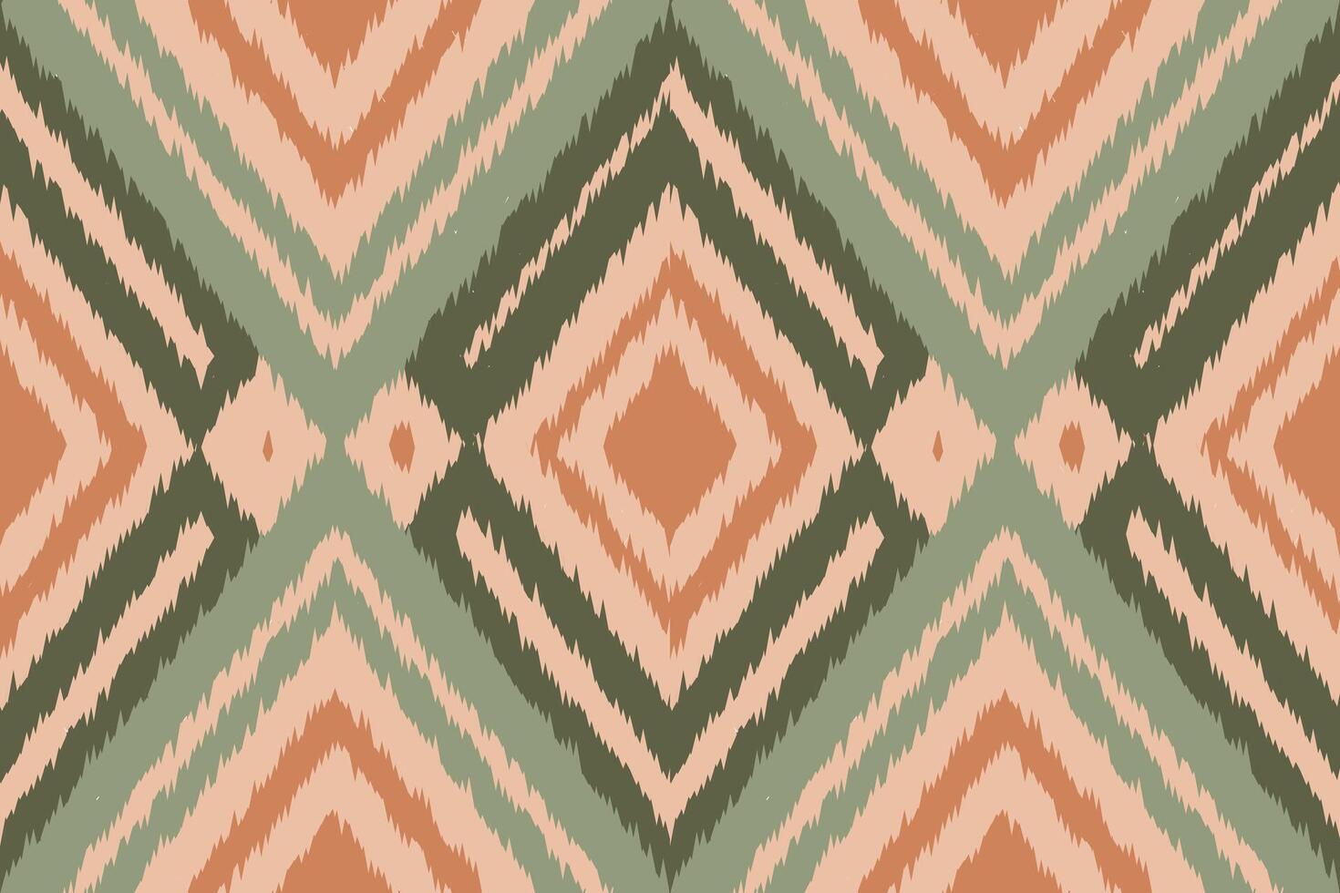 Motif Ikat Paisley Embroidery Background. Ikat Diamond Geometric Ethnic Oriental Pattern traditional.aztec Style Abstract illustration.design for Texture,fabric,clothing,wrapping,sarong. vector