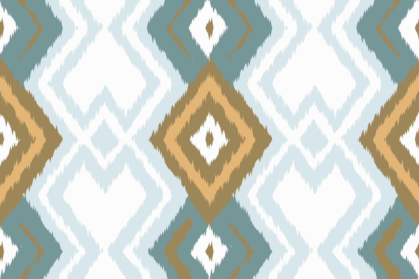 Motif Ikat Paisley Embroidery Background. Ikat Background Geometric Ethnic Oriental Pattern traditional.aztec Style Abstract illustration.design for Texture,fabric,clothing,wrapping,sarong. vector