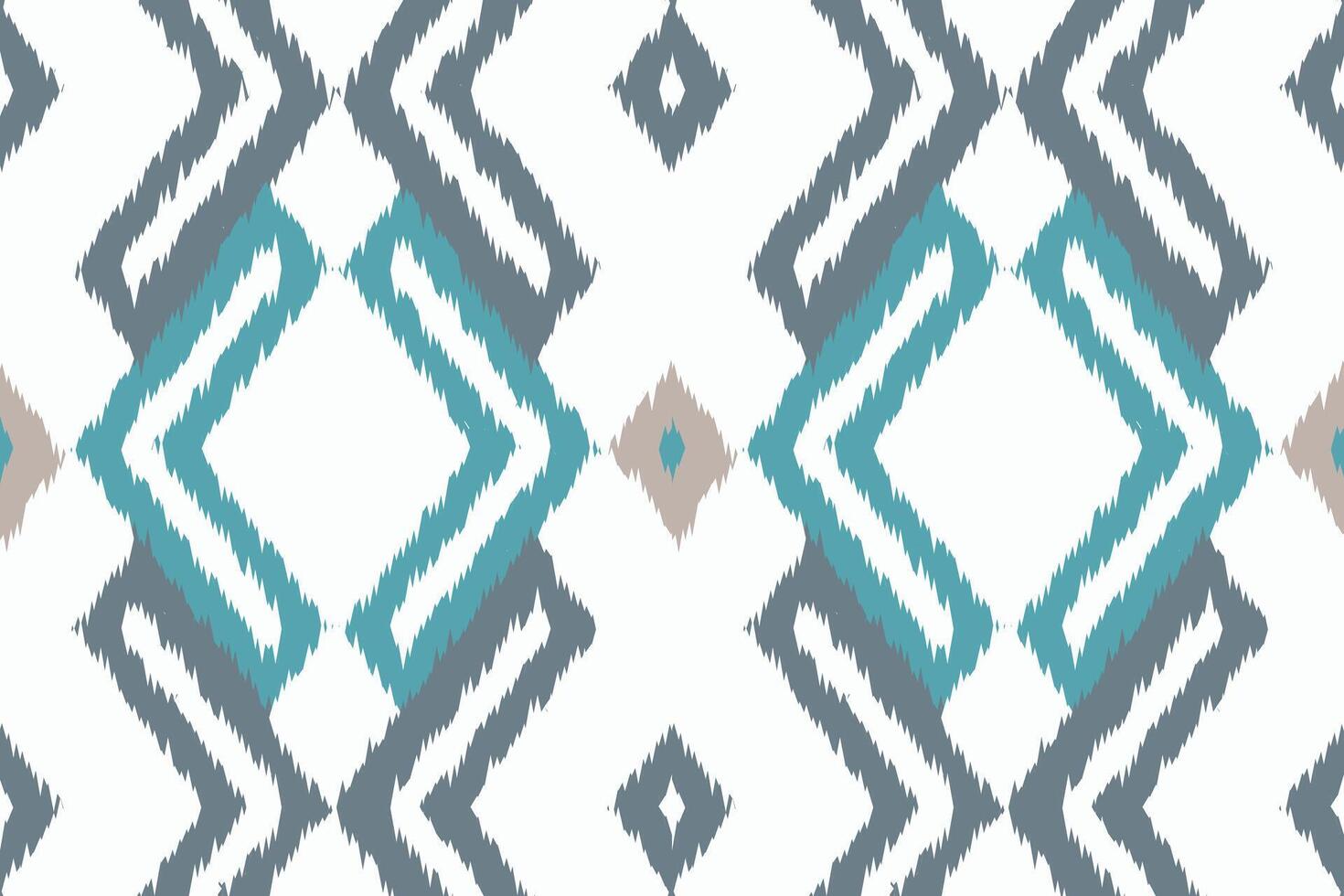 Motif Ikat Paisley Embroidery Background. Ikat Stripe Geometric Ethnic Oriental Pattern traditional.aztec Style Abstract illustration.design for Texture,fabric,clothing,wrapping,sarong. vector