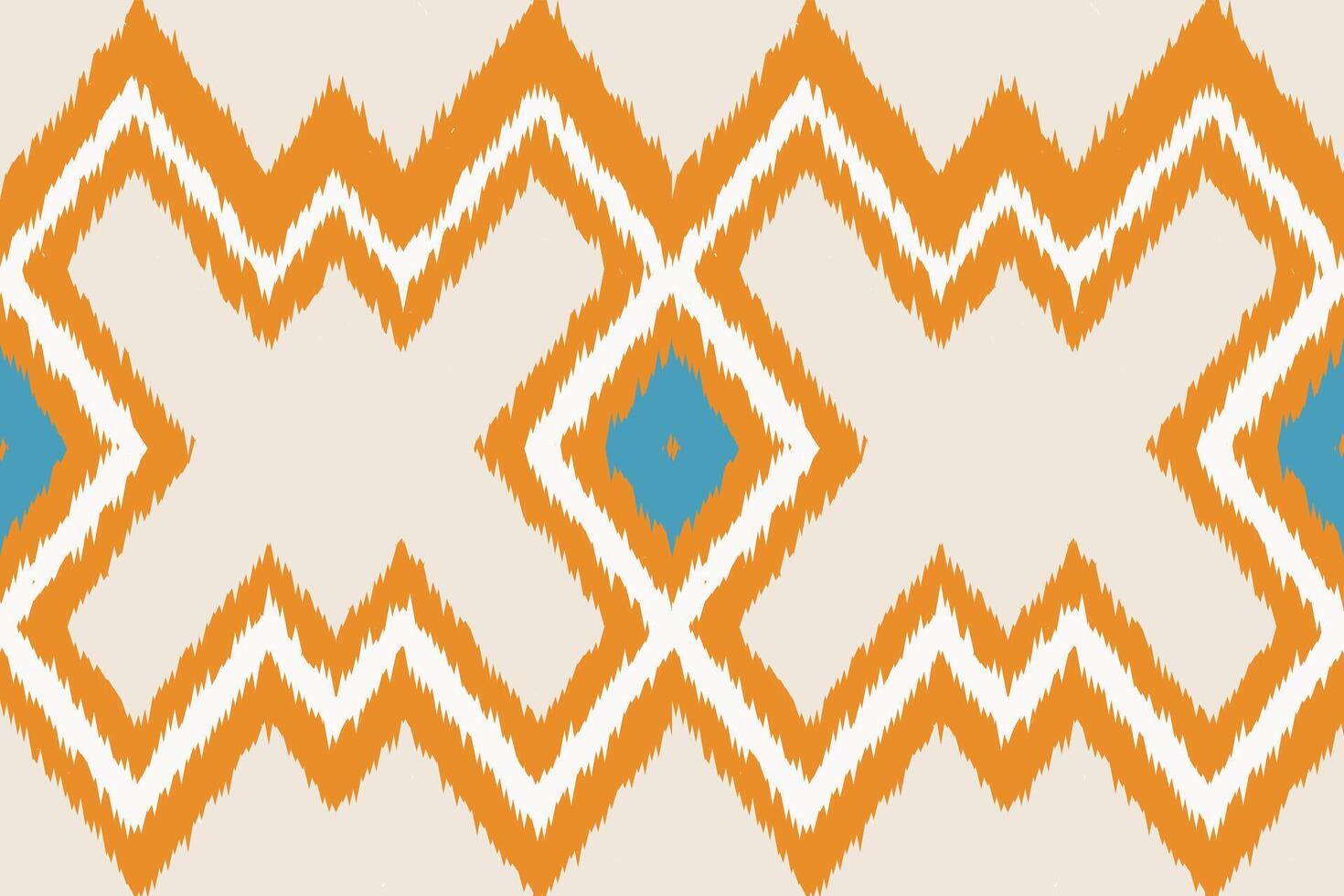 Motif Ikat Paisley Embroidery Background. Ikat Diamond Geometric Ethnic Oriental Pattern Traditional. Ikat Aztec Style Abstract Design for Print Texture,fabric,saree,sari,carpet. vector